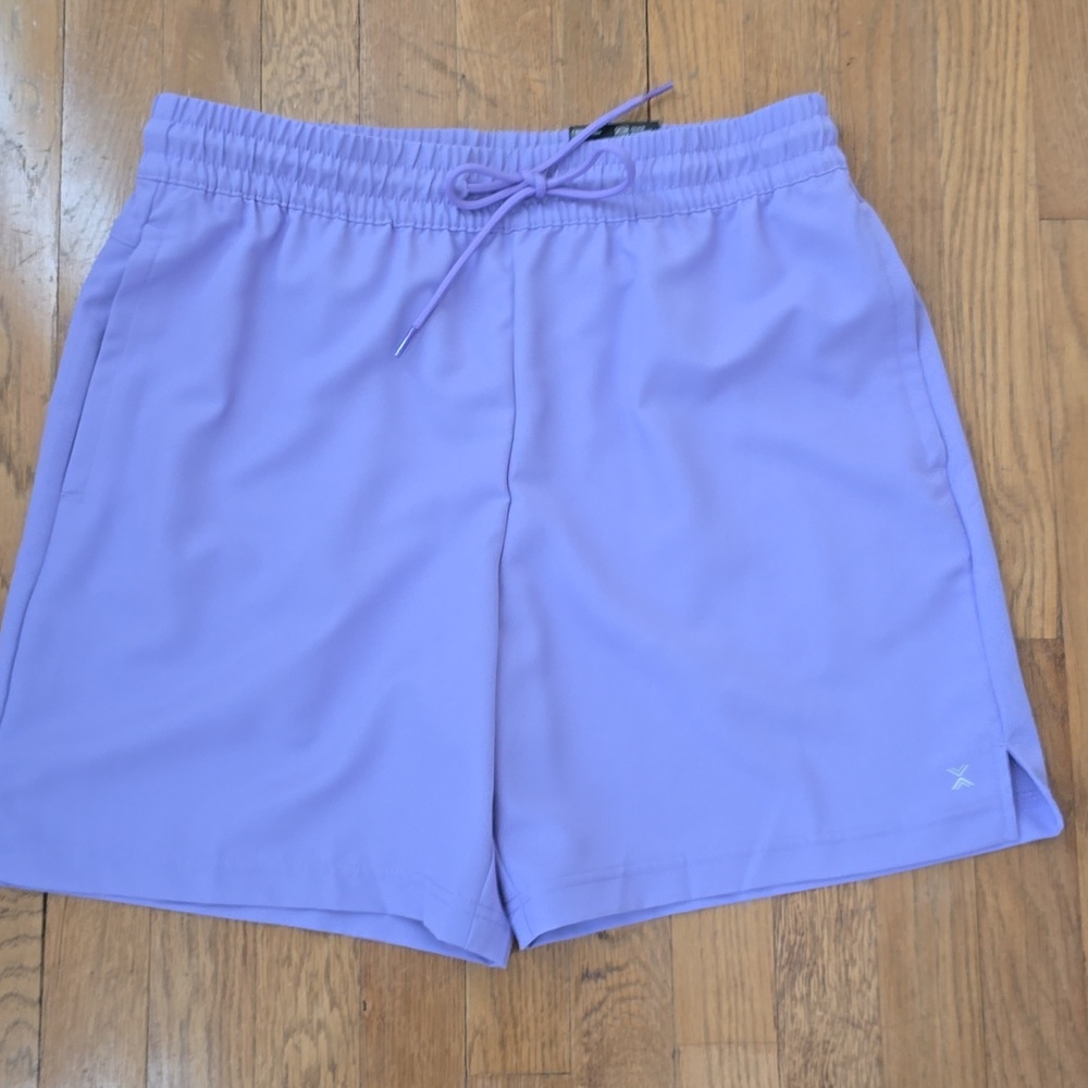 XERSION BRAND MEN'S LIGHT PURPLE WOVEN SHORTS SIZE LARGE